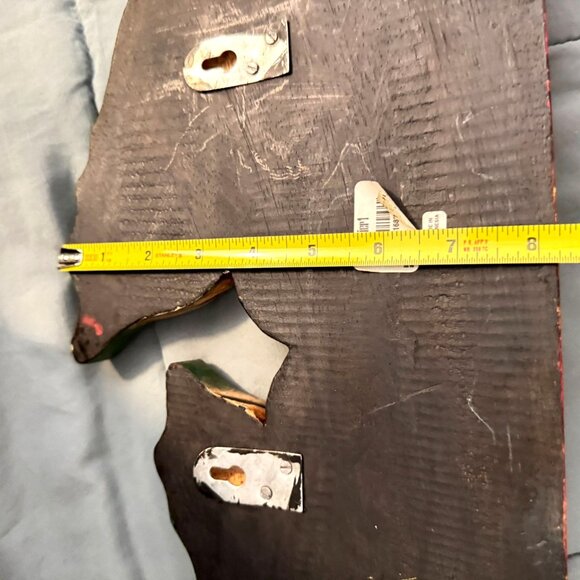 Vintage Pier 1 Handpainted Indonesia Wooden Frog 3 Peg Hook Wall Organizer - Picture 3 of 12